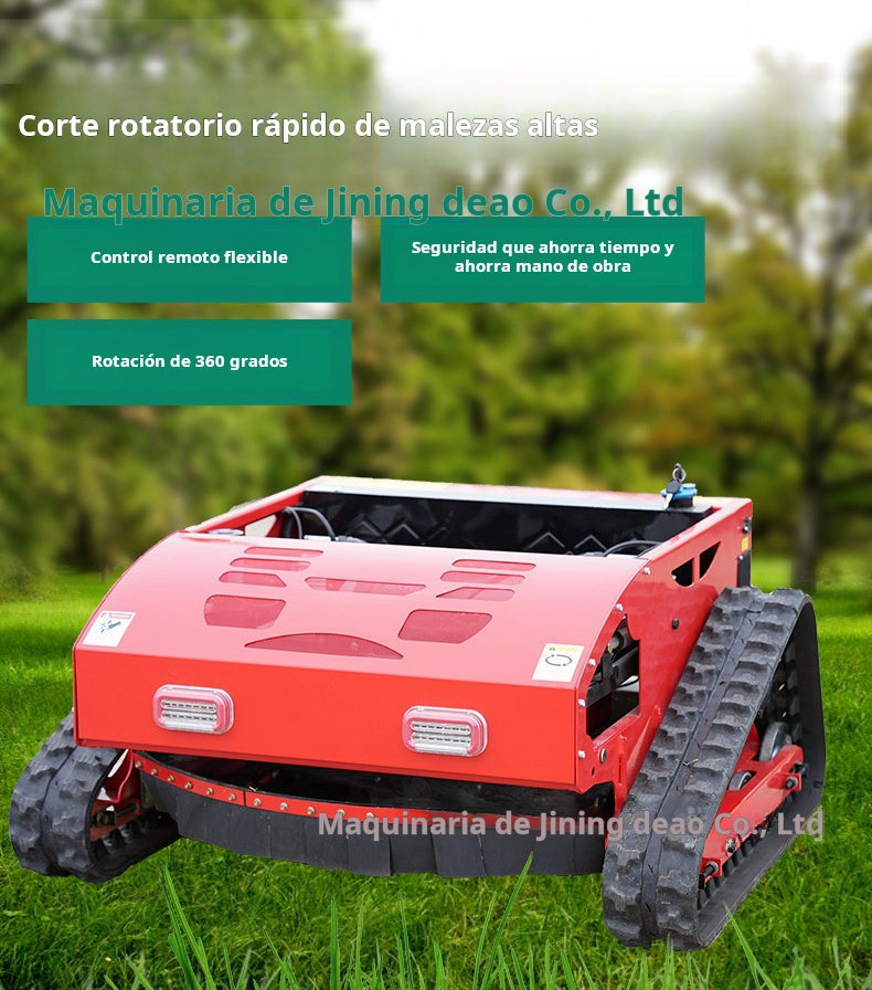 Cortadora de Césped a Control Remoto Híbrida 500-1200 | Modelos de Oruga y Ruedas, Potencia 8-27HP, Alta Precisión y Control Inalámbrico