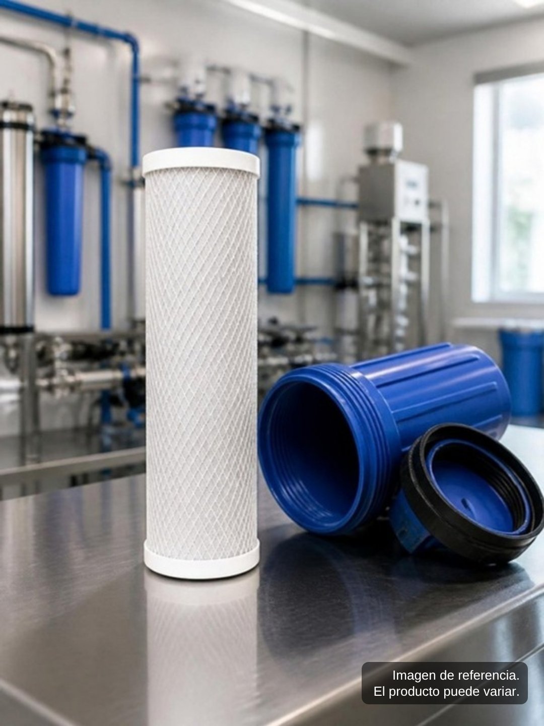 Filtro CTO de carbón en bloque de repuesto para sistema de ósmosis inversa de máquina expendedora de agua y hielo