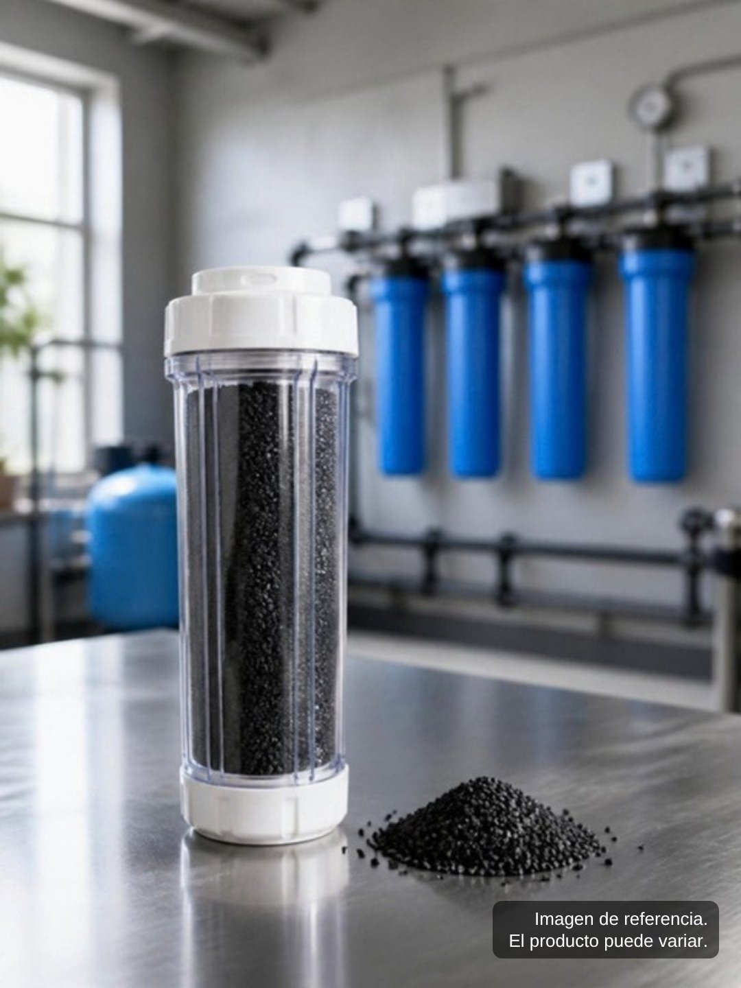Filtro GAC de carbón activado granular para purificación de agua en máquina expendedora