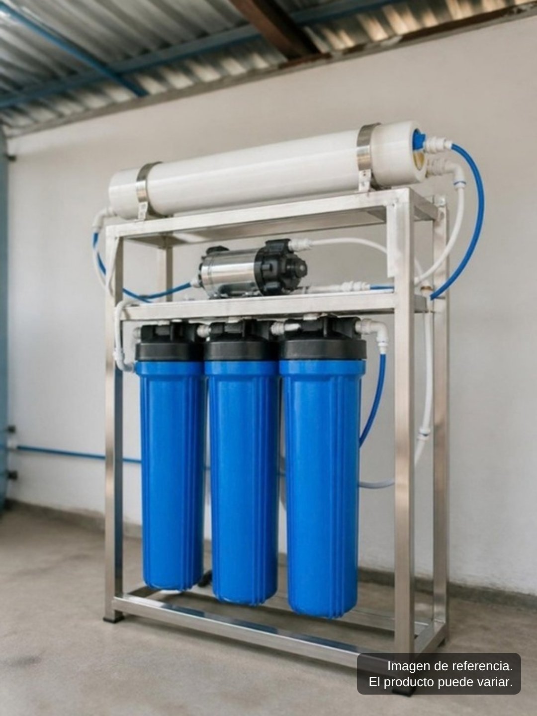 Sistema de filtrado por ósmosis inversa de 200 galones al día para máquina expendedora de hielo