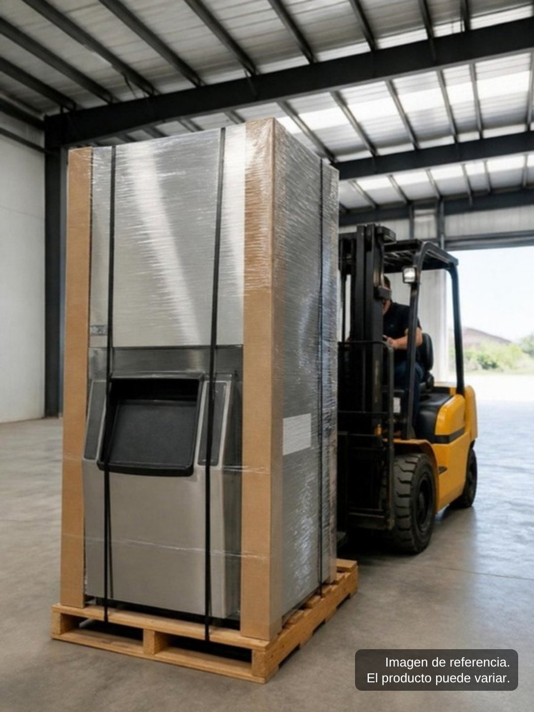 Póliza de seguro de transporte para máquina expendedora de hasta 3.5 m³ (hielo 180, 320 y 450 kg). Imagen de referencia