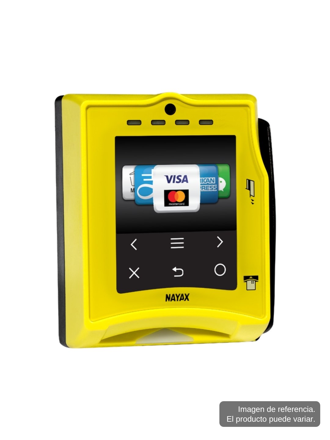 Lector Nayax VPOS Touch para pagos con tarjeta, QR, Apple Pay y Samsung Pay en máquina expendedora