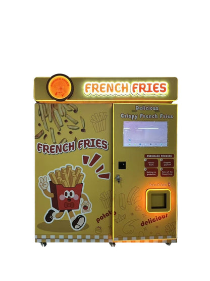 Máquina Automática de Papas Fritas en fondo blanco