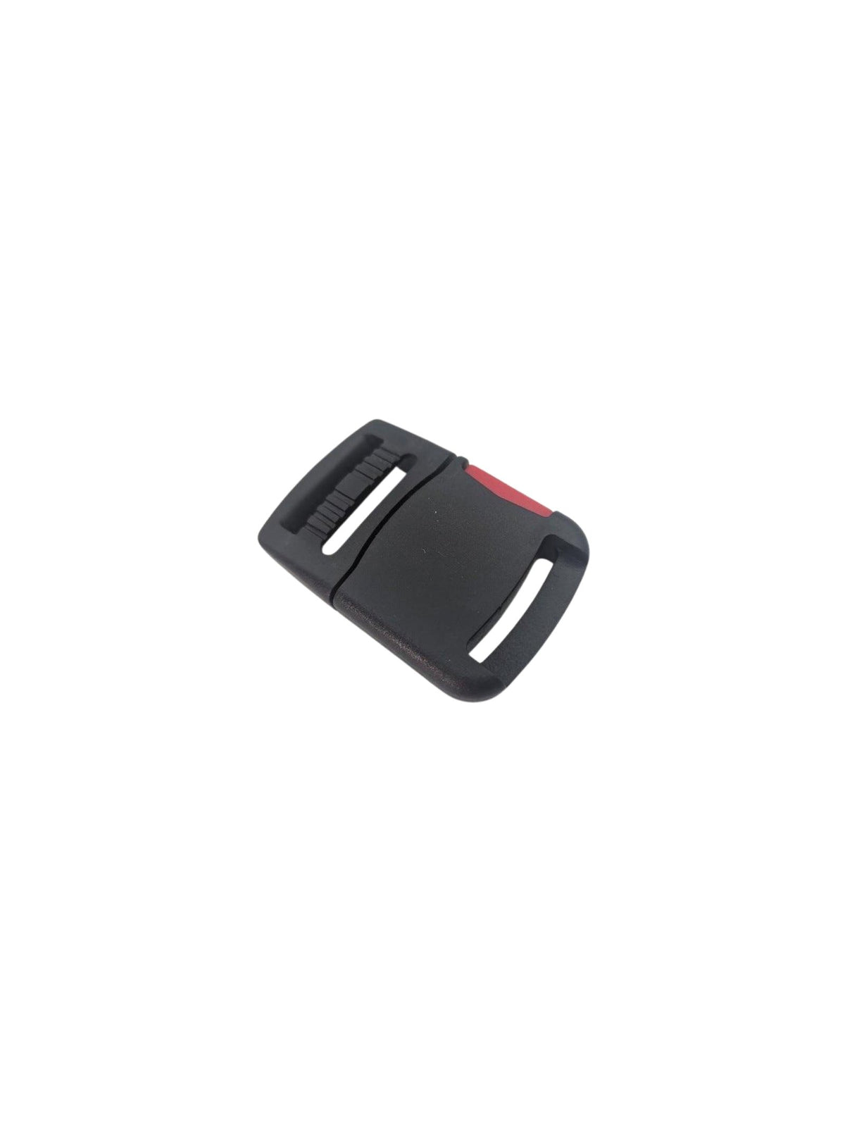 Paquete 2000 PCS de Hebilla lateral de plástico de seguridad negro con rojo en fondo blanco