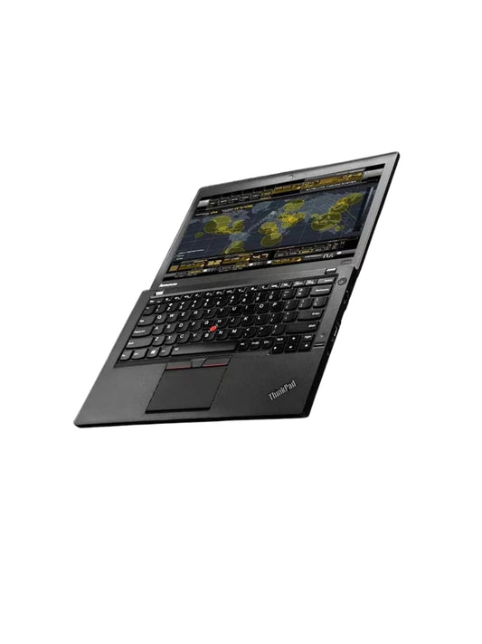 Laptop ThinkPad serie X renovada, ultradelgada, en fondo blanco