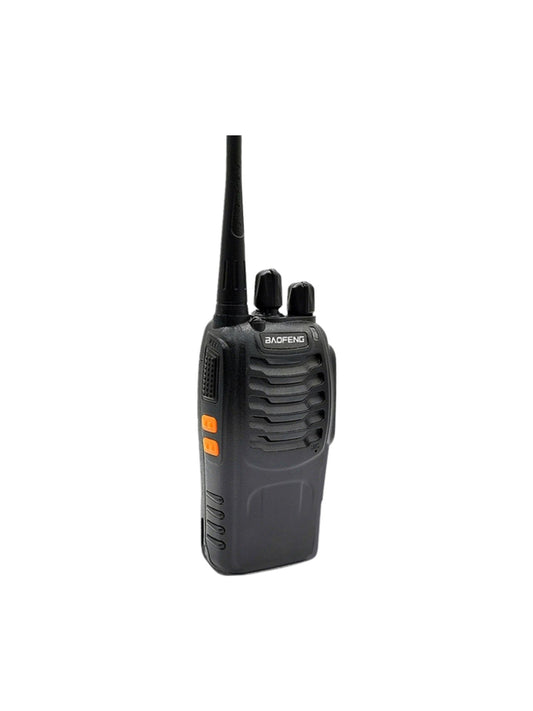 Radio walkie-talkie BF-888S de alta potencia, en fondo blanco