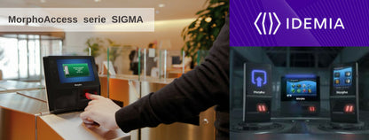 Lector de huella serie sigma multi con lector mifare / tiempo y asistencia / IP65 / PoE