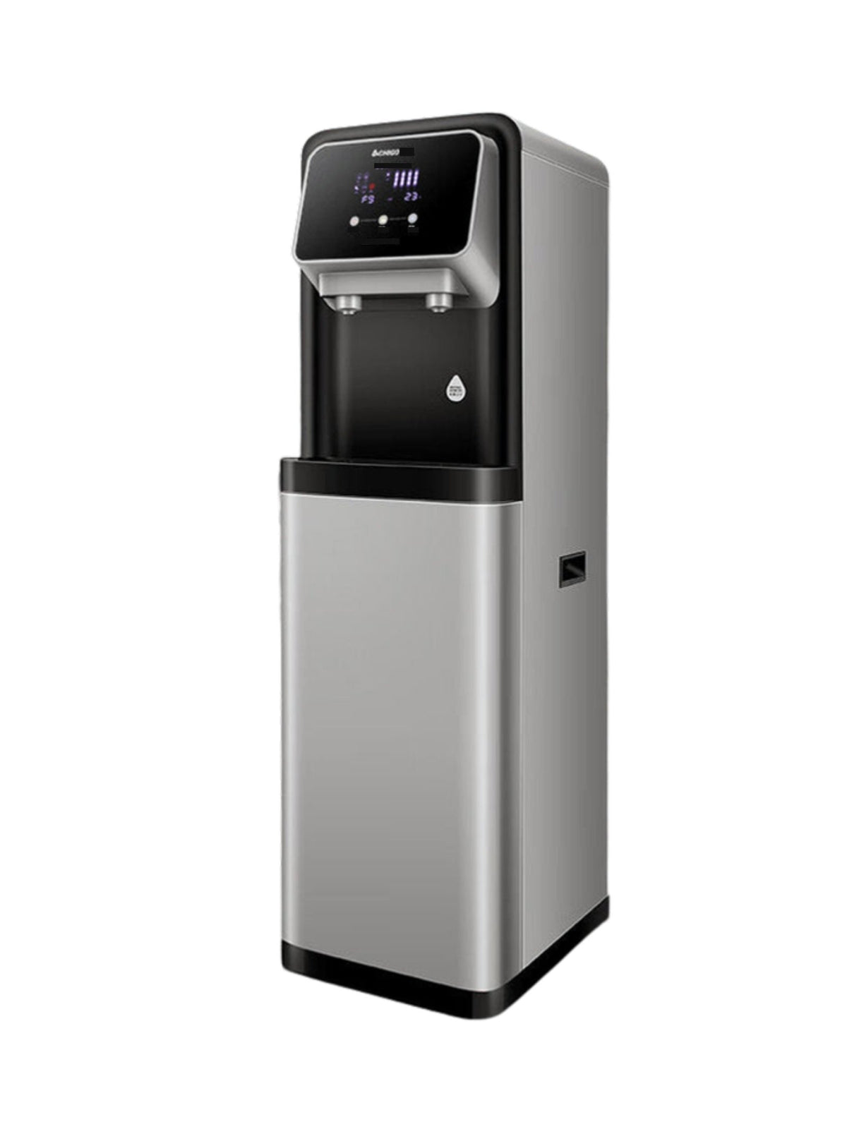 Dispensador de agua fría y caliente vertical Chigo con ósmosis inversa, en fondo blanco