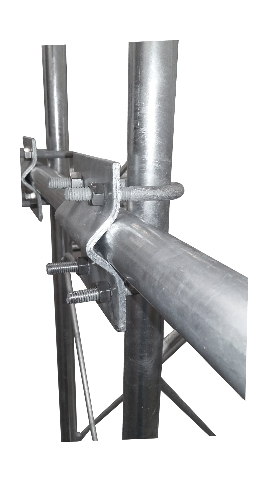 Brazo Uso Rudo para Torre STZ Galvanizado Electrolítico de 170 x 60 cm Tubo 2" Ced 30.