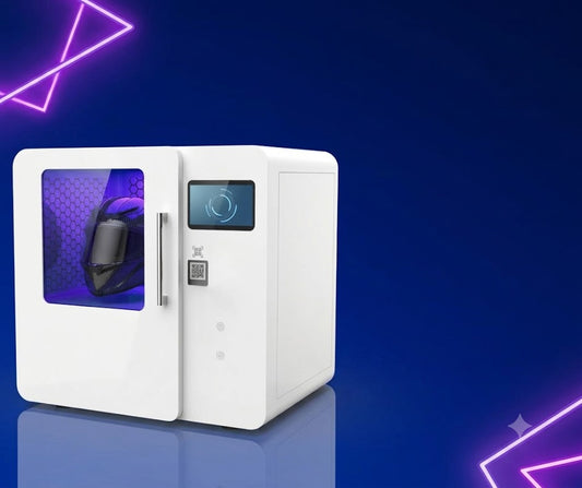 Maquina Expendedora Automatica de Desinfeccion de Cascos 1 Puerta para mesa