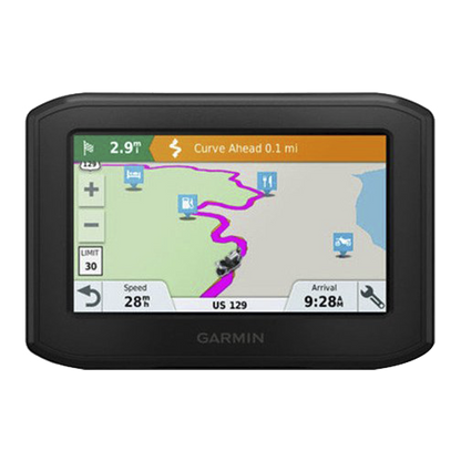 Navegador para Motocicleta Zūmo / Pantalla 4.3" Resistente / Ruteo Aventurero / Alertas para Motociclistas / Control de Música / Llamadas Manos