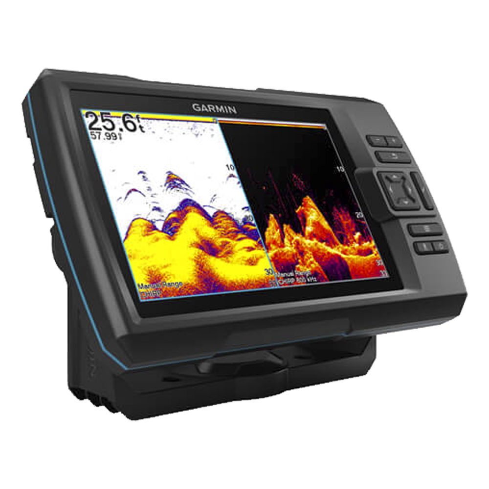 STRIKER Vivid 7cv / Pantalla WVGA a Color 7" / Incluye Transductor GT20-TM / GPS Integrado / Sonda Tradicional y ClearVü / Frecuencias 50-800 kHz