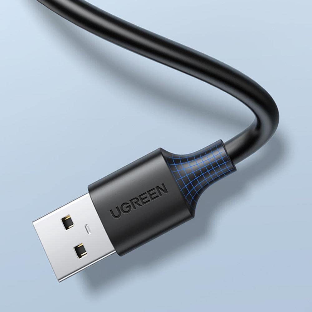Cable Extensor USB 2.0 A a A | 1 metro | Macho-Hembra | Ultra Durabilidad | Núcleo de Cobre Estañado 28/22 AWG | Blindaje Interior Múltiple / Ideal