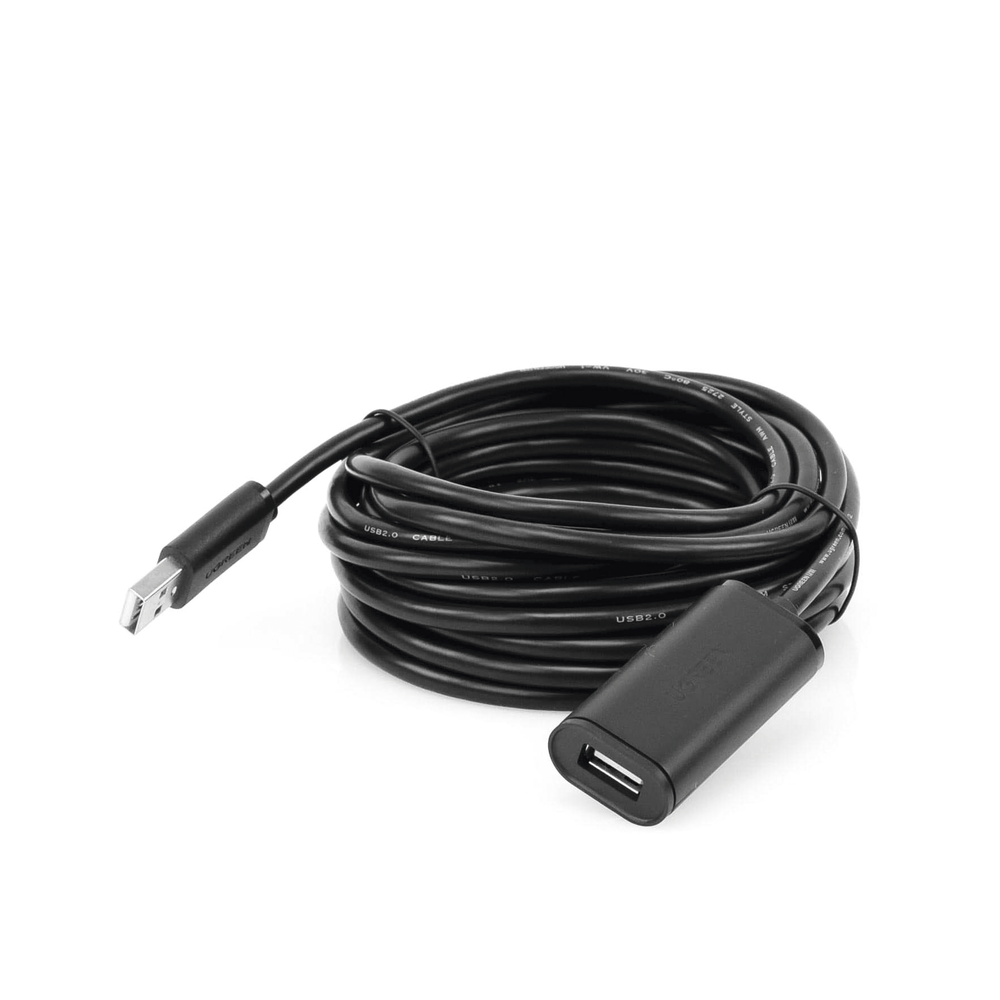 Cable de Extensión Activo USB 2.0 / 5 Metros / Macho-Hembra / Booster individual FE1.1S incorporado / Velocidad de hasta 480 Mbps / Ideal para