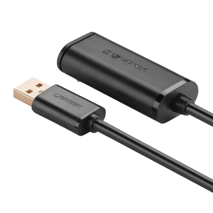 Cable de Extensión Activo USB 2.0 / 10 Metros / Macho-Hembra / Booster individual FE1.1S incorporado / Velocidad de hasta 480 Mbps / Ideal para