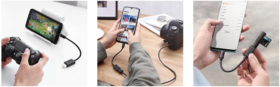 Adaptador OTG Micro USB Macho a USB 2.0 A Hembra
