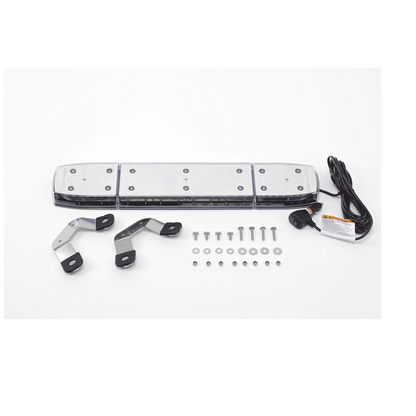 Mini Barra de Luces de 144 LED, Ambar/Blanco, 24 Pulgadas, Lente Transparente, Montaje Con Iman Y Conexion Para Encendedor De Vehiculo