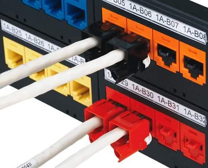 Kit de 10 Dispositivos Recubiertos para Impedir Desconexión de Plug RJ45, Color Negro, Incluye Herramienta para Instalar/Retirar