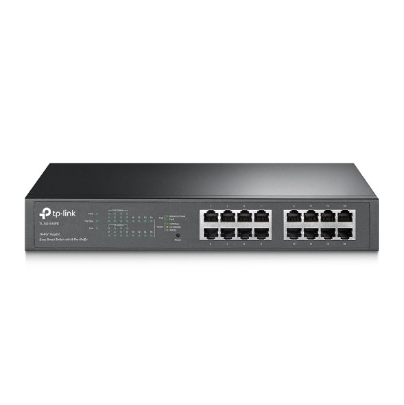 Switch Easy Smart PoE+, 16 puertos 10/100/1000Mbps, 8 puertos PoE+, 150W