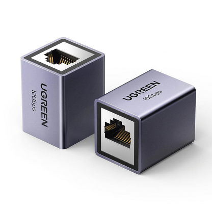Acoplador STP (Extensor de Cable Ethernet RJ45) | 10Gbps | Blindado | Compatibilidad con Cat8 Cat7 Cat6 Cat5e | Hasta 100 Metros (328.08 Pies) |