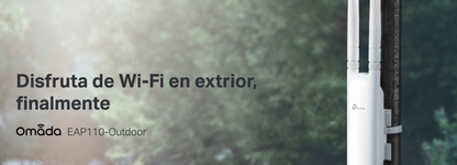 Punto de acceso Omada / Frecuencia 2.4 GHz N 300 / Aplicaciones para Exterior / Configuración Stand-Alone o Por Controlador / Protección Exterior