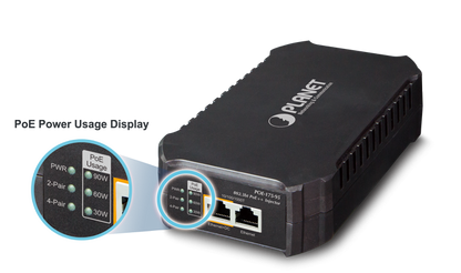 Inyector PoE 802.3bt 95 Watts Gigabit c/Fuente Interna