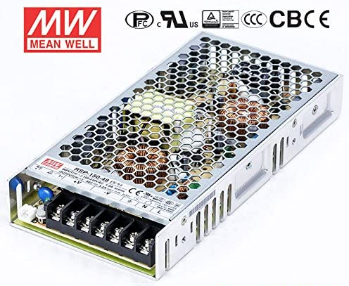 Fuente de poder industrial conmutada / 150W / 48Vcc / 3.2A / Entrada: 85-264Vca / Montaje en chasis