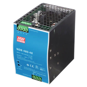 Fuente de poder industrial para riel DIN / 480W / 24Vcc / 20A / Entrada: 100-240Vca