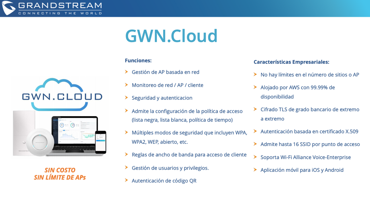 Punto de acceso Wi-Fi 6 802.11ax de alto rendimiento y nivel empresarial, MU-MIMO 4x4:4 con administración desde la nube gratuita o stand-alone.