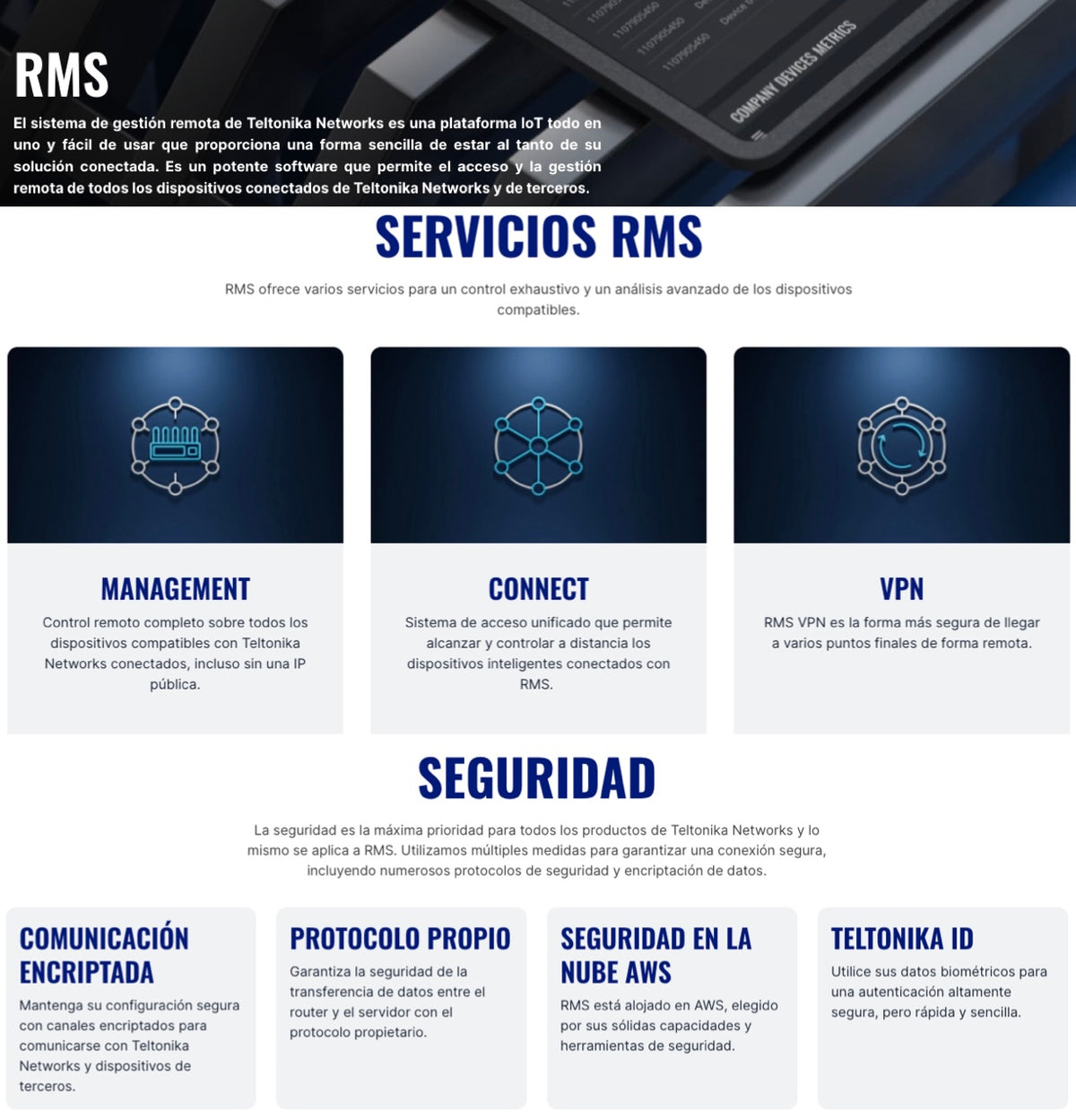 Suscripción RMS Teltonika (Remote Management System) 1 Credito