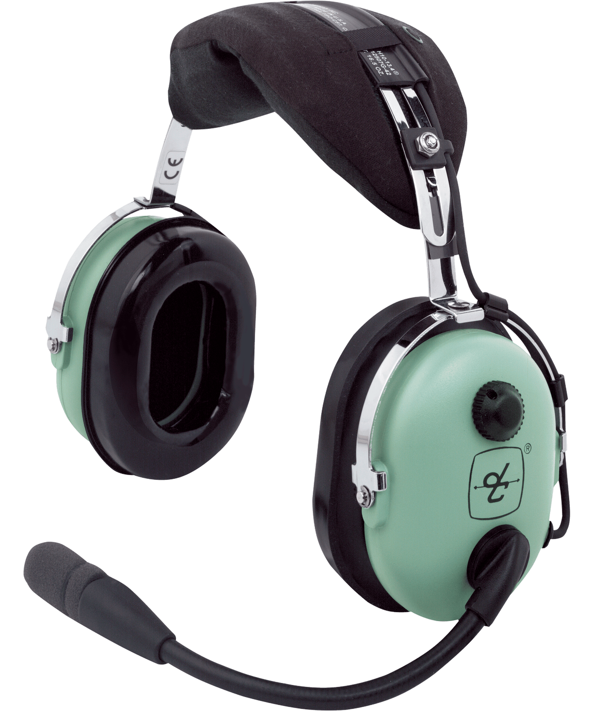 Auriculares de ala fija con atenuación de ruido pasivo para aviación general