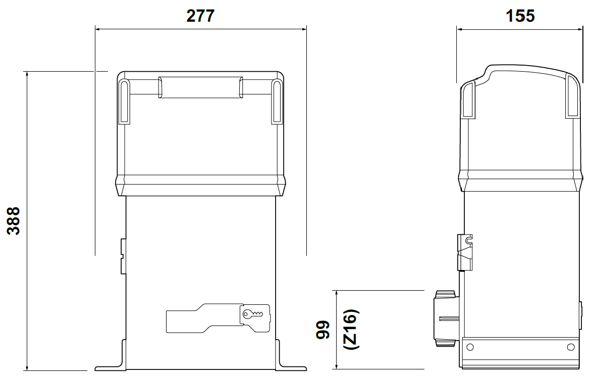 Operador FAAC 844 C Trifásico Para Puertas Corredizas de Hasta 1600 Kg y 40 Metros / Voltaje de Operación 220V