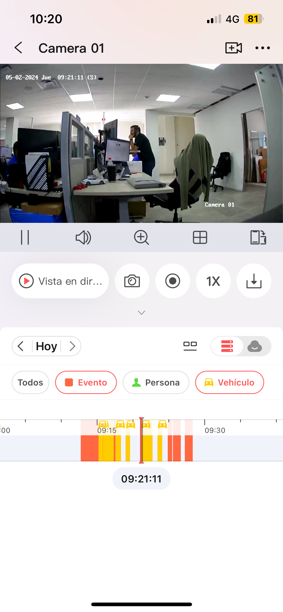 DVR 16 Canales TURBOHD + 16 Canales IP / 8 Megapixel (4K) / Audio Bidireccional / ACUSENSE / Audio Bidireccional / 1 Bahía de Disco Duro / Salida de