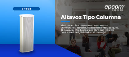 Altavoz tipo Columna | Metálica Para Exterior de 30W - 60W | IP66