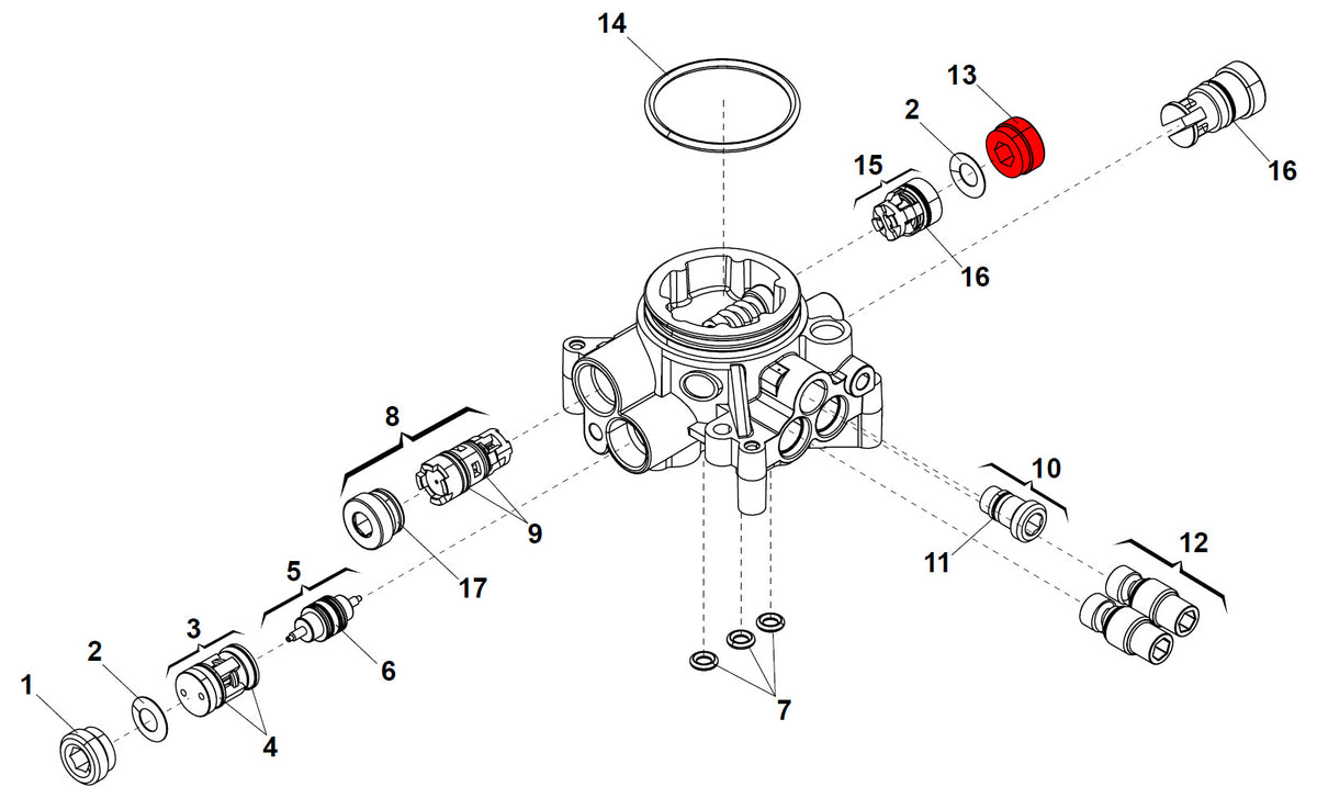 Tuerca de reteccion valox para operadores 400/402/422/615/620/640