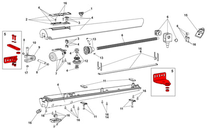 Kit de Herrajes para Operadores FAAC S418