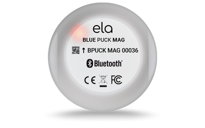 Kit Sensor BLE Magnético BLUEPUCK MAG + Imán — Control de Apertura de Puertas, IP68, Alcance 500m