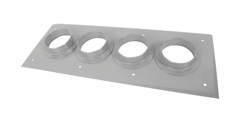 Placas Pasamuro con Capacidad de 4 Botas de 4