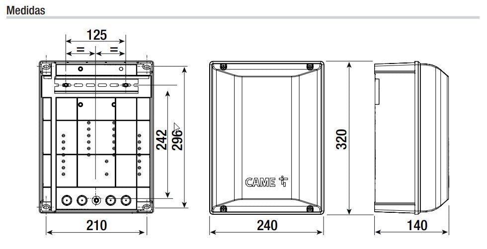 Kit de operadores AXO 5024 Para puertas Abatibles de hasta 5 Metros y 400 Kg de peso por hoja
