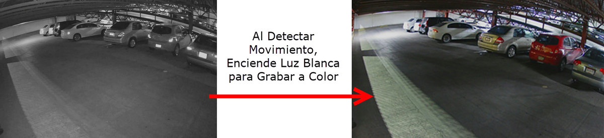 [Dual Light + ColorVu] Turret TURBOHD 2 Megapixel (1080p) / Lente 2.8 mm / 30 mts IR + 20 mts Luz Blanca / Gran Angular 101° / Exterior IP67