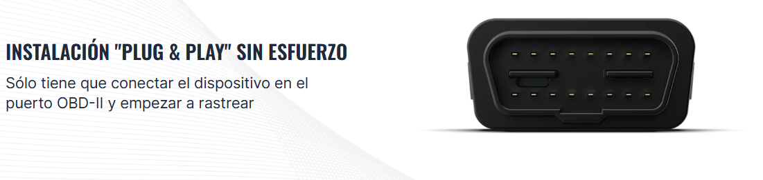 Rastreador (GPS) 4G LTE Cat 1 De Super Fácil Instalación, Lectura de Datos OBD OEM y Conectividad Bluetooth