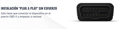 Rastreador (GPS) 4G LTE Cat 1 De Super Fácil Instalación, Lectura de Datos OBD OEM y Conectividad Bluetooth