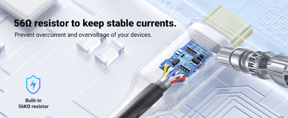 Cable USB-A a USB-C | 1 Metro | Carga y Sincronización de Datos | Carga Rápida 60W | Datos 5 Gbps | QC 3.0/2.0 | FPC | AFC | Protección Integrada |
