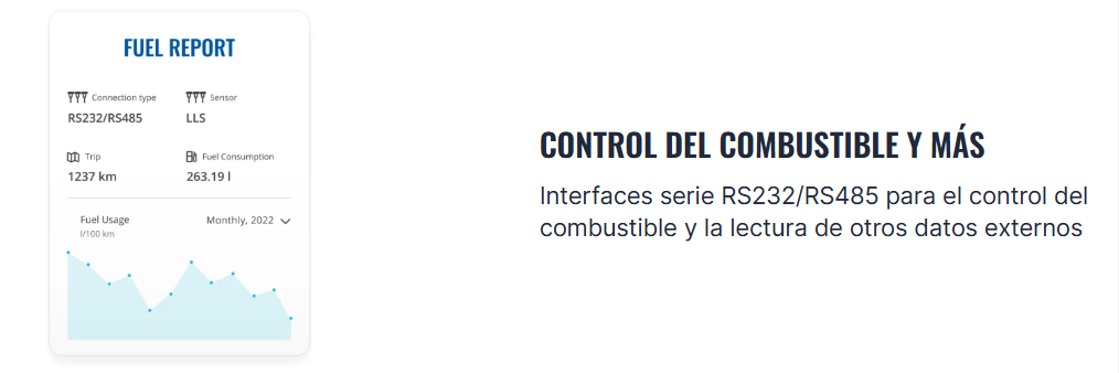 Avanzado Rastreador Vehicular (GPS) 4G LTE CAT 1 y 2G / Identificación de Conductores / Bloqueo Remoto / Detección de Jammer / Sensores Bluetooth