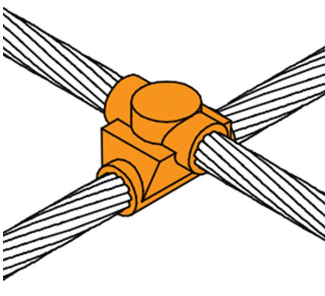 Molde de Grafito Horizontal Unión en Cruz / Cable 4/0 AWG (120 mm²) / 50 Soldaduras / Acero Electrogalvanizado / Normativa UNE 21186