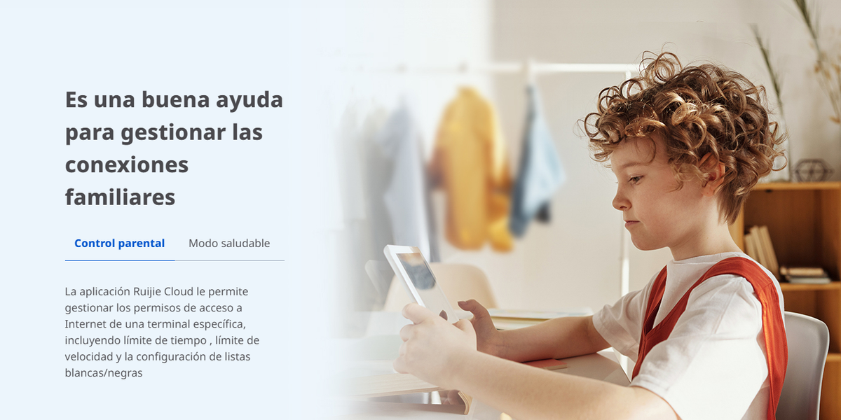 Home Router inalámbrico MESH WI-FI 5 2x2 doble banda 1 puerto WAN Gigabit y 3 puertos LAN Gigabit, hasta 1,267 Mbps.