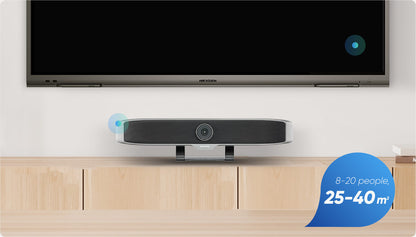 Cámara Inteligente Para Conferencias de 4K / USB / Plug and Play / Autoenfoque / Seguimiento al Hablante / Encuadre Automatico / Cable de 5 Metros USB