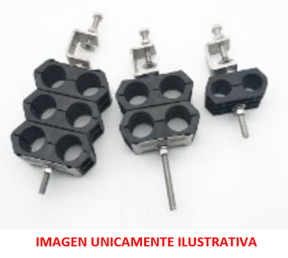 Kit de 10 Varillas Roscadas de 3/8 x 8 in, con Arandelas Planas, Arandelas de Seguridad y Tuercas