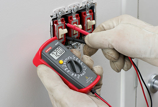 KIT Básico 3 en 1 con Multímetro Digital + Detector de Tensión sin Contacto + Comprobador de Fase GFCI