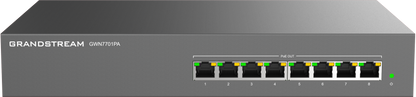 Switch PoE+ Gigabit No Administrable / 8 puertos 10/100/1000 Mbps / 8 puertos PoE+ / hasta 145W